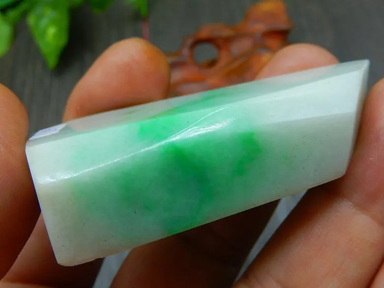 Natural Jade Rough Jadeite Raw (75g, 66X42X12.5mm)