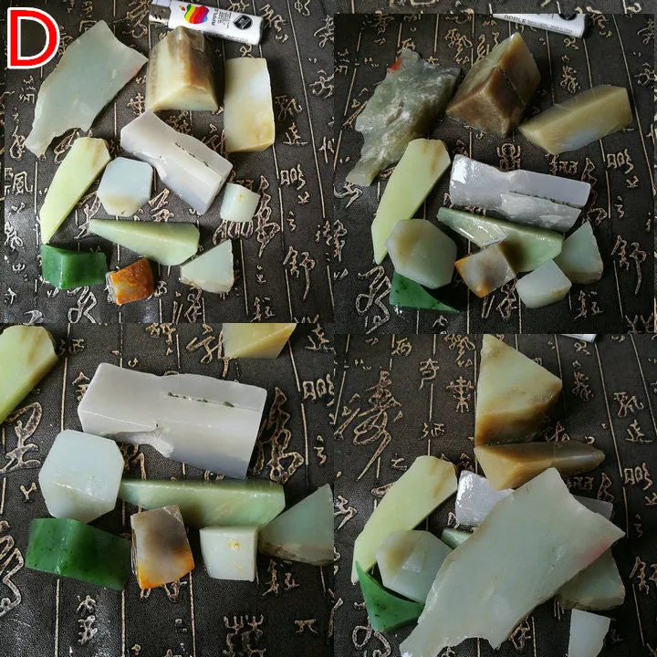 Natural KunLun & Siberian Russia Jade Rough Nephrite Remains