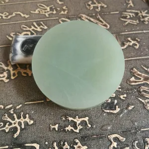 Natural Kunlun Jade Rough Nephrite Raw (129g, 5.7X1.7cm)