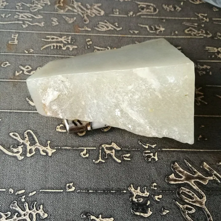 Natural Kunlun Jade Rough Nephrite Raw (414g, 10.5X9X5.5X4cm)