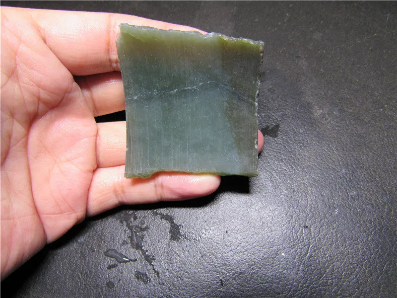 Natural Kunlun Jade Rough Nephrite Raw (66.06g, 39X35X46mm)