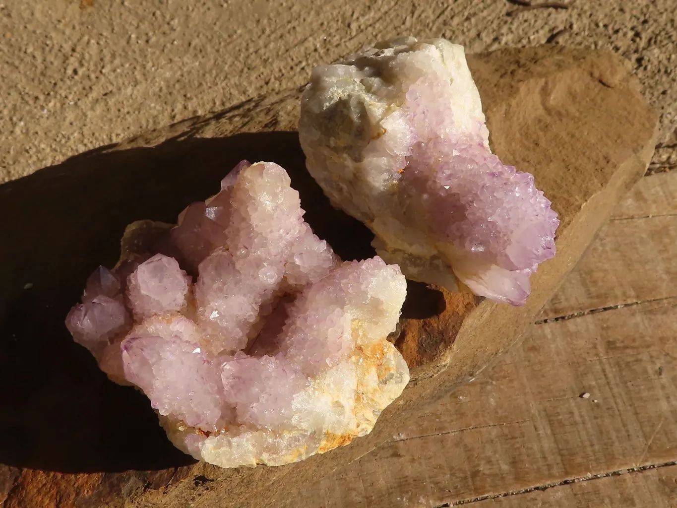 Natural Spirit Amethyst Quartz Clusters x 13 From Boekenhouthoek, South Africa