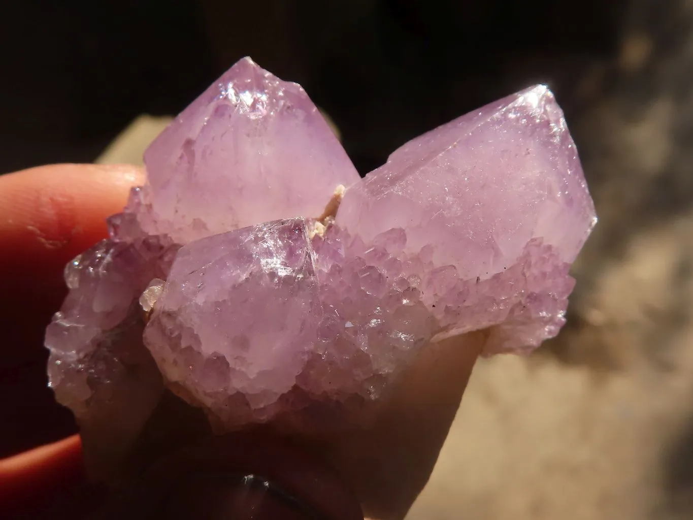 Natural Spirit Amethyst Quartz Clusters x 13 From Boekenhouthoek, South Africa