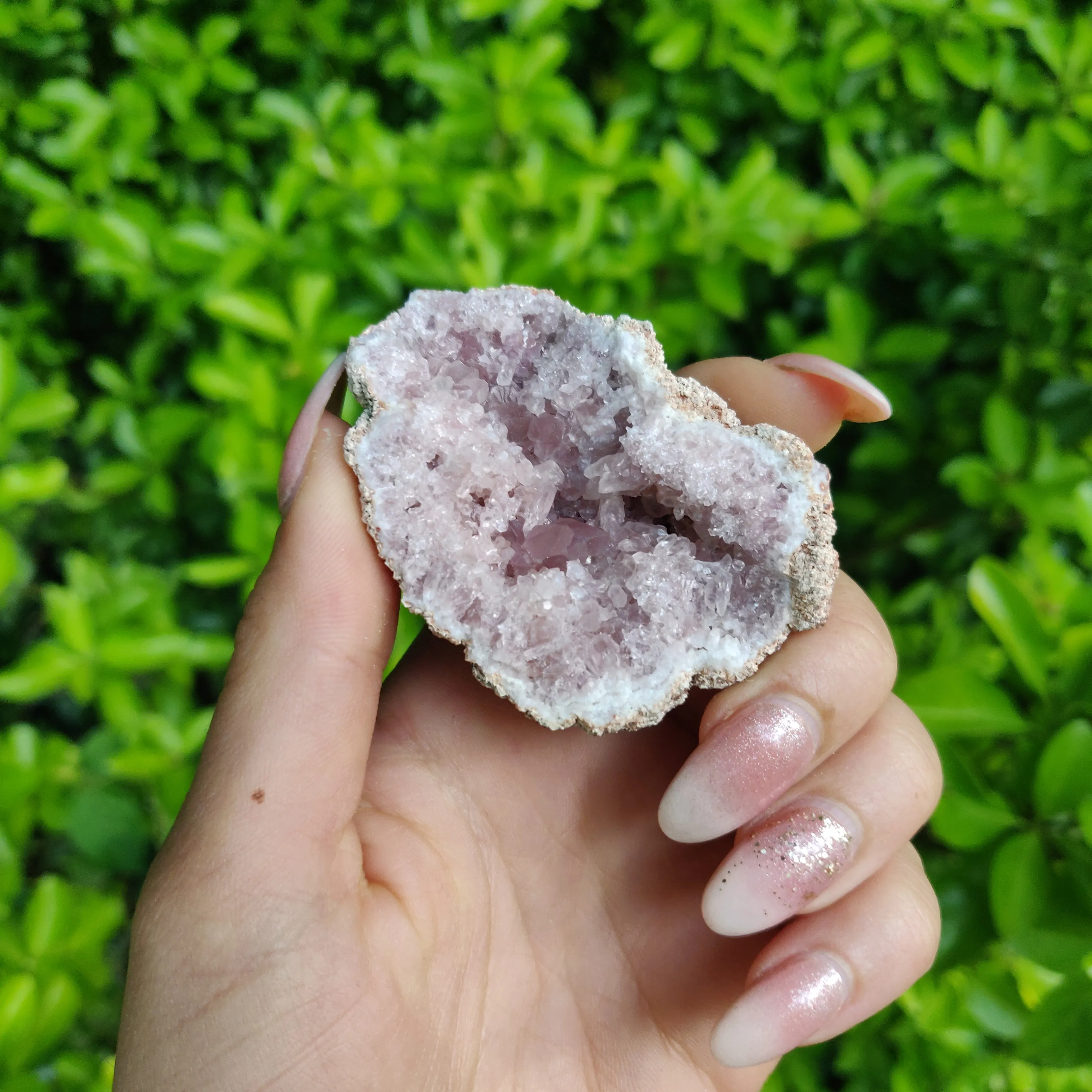 Pink Amethyst Geode (#4)