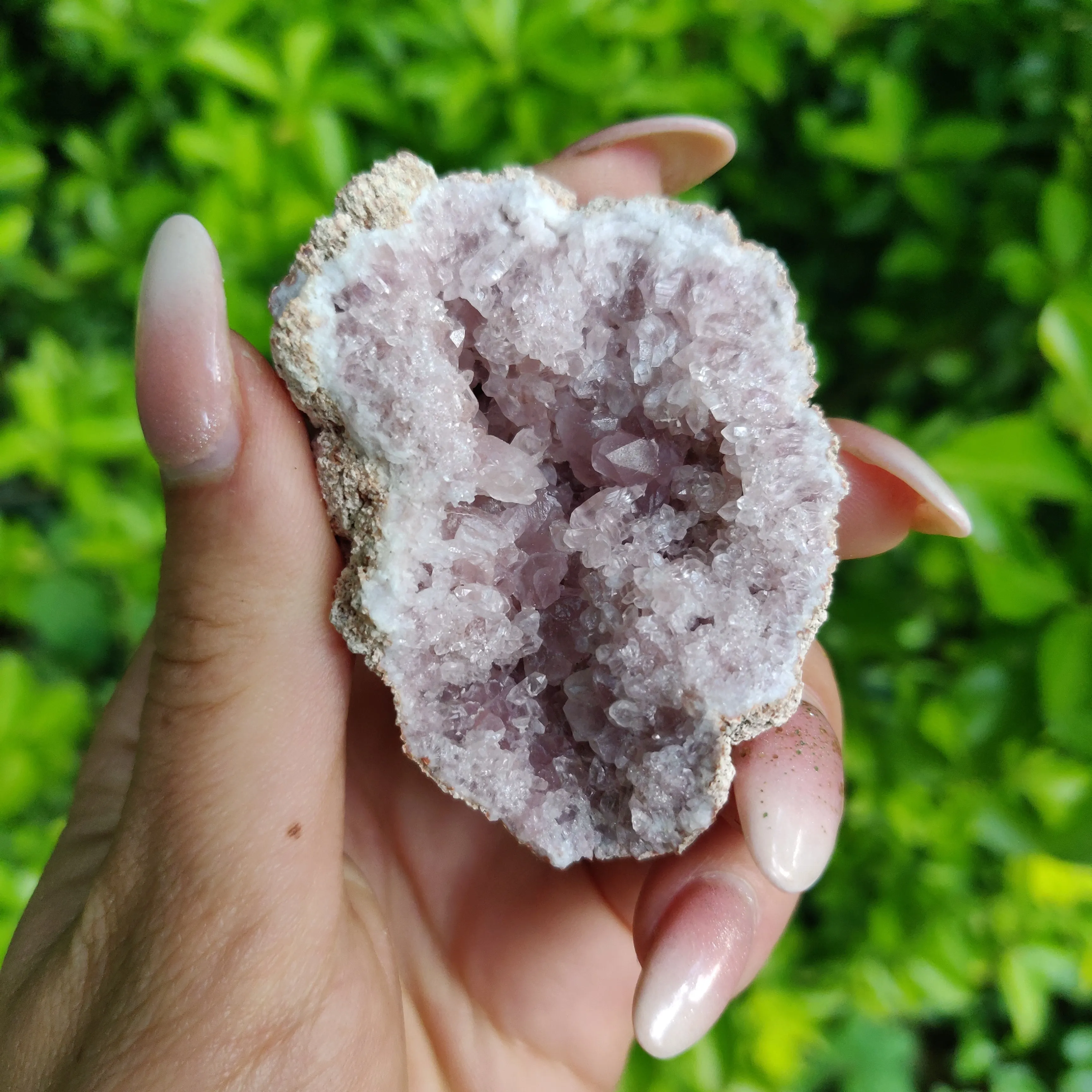 Pink Amethyst Geode (#4)