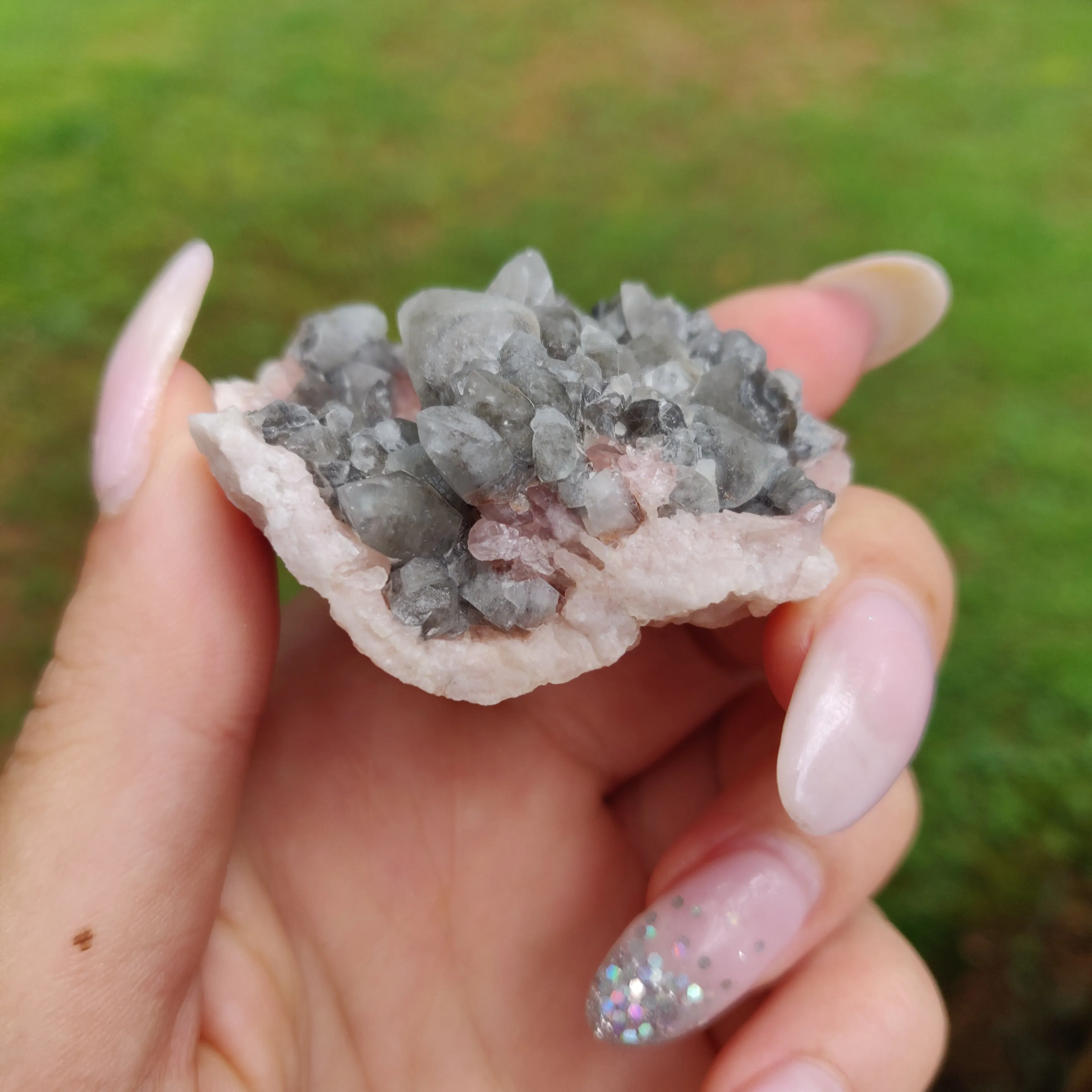 Pink Amethyst Geode  (#J3)