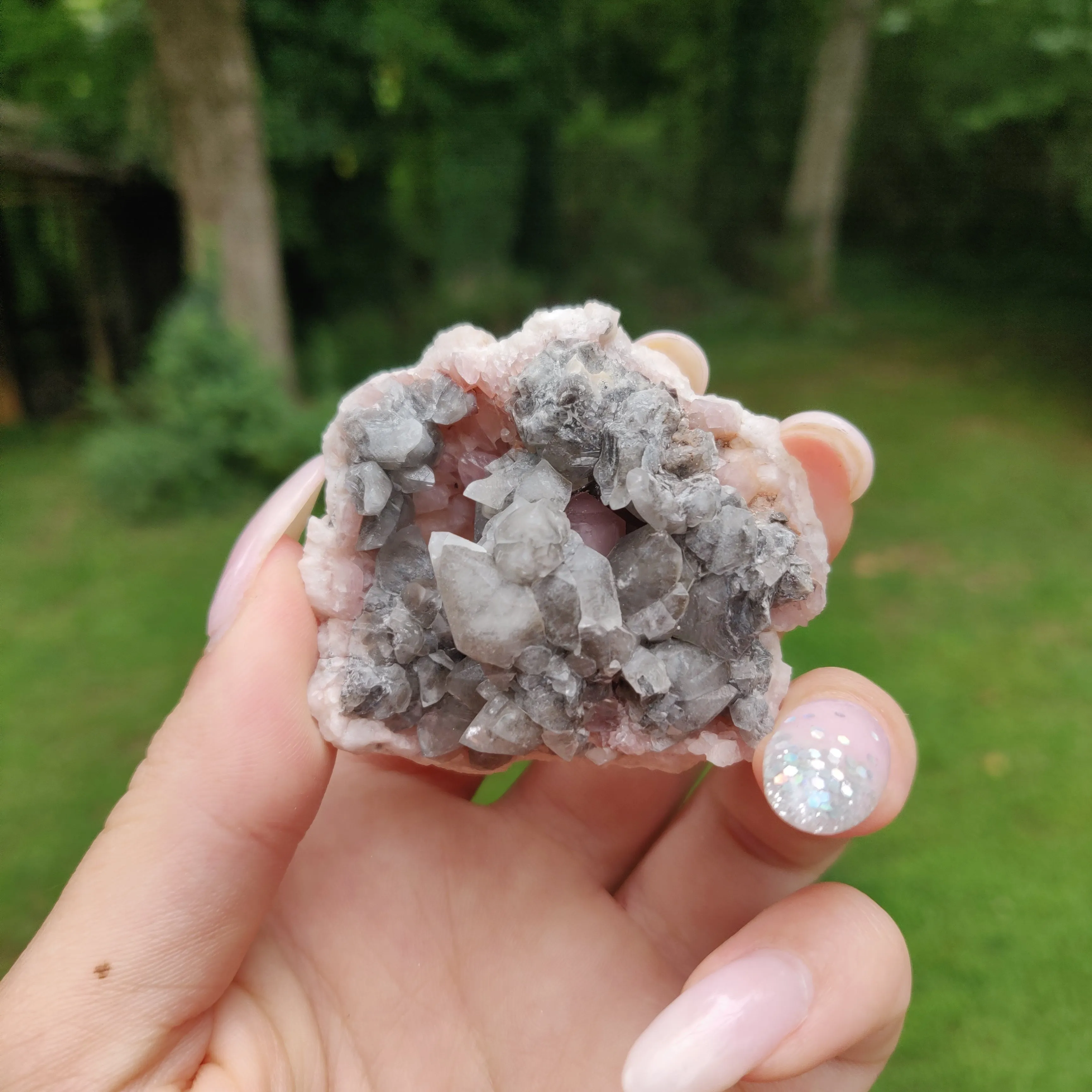 Pink Amethyst Geode  (#J3)