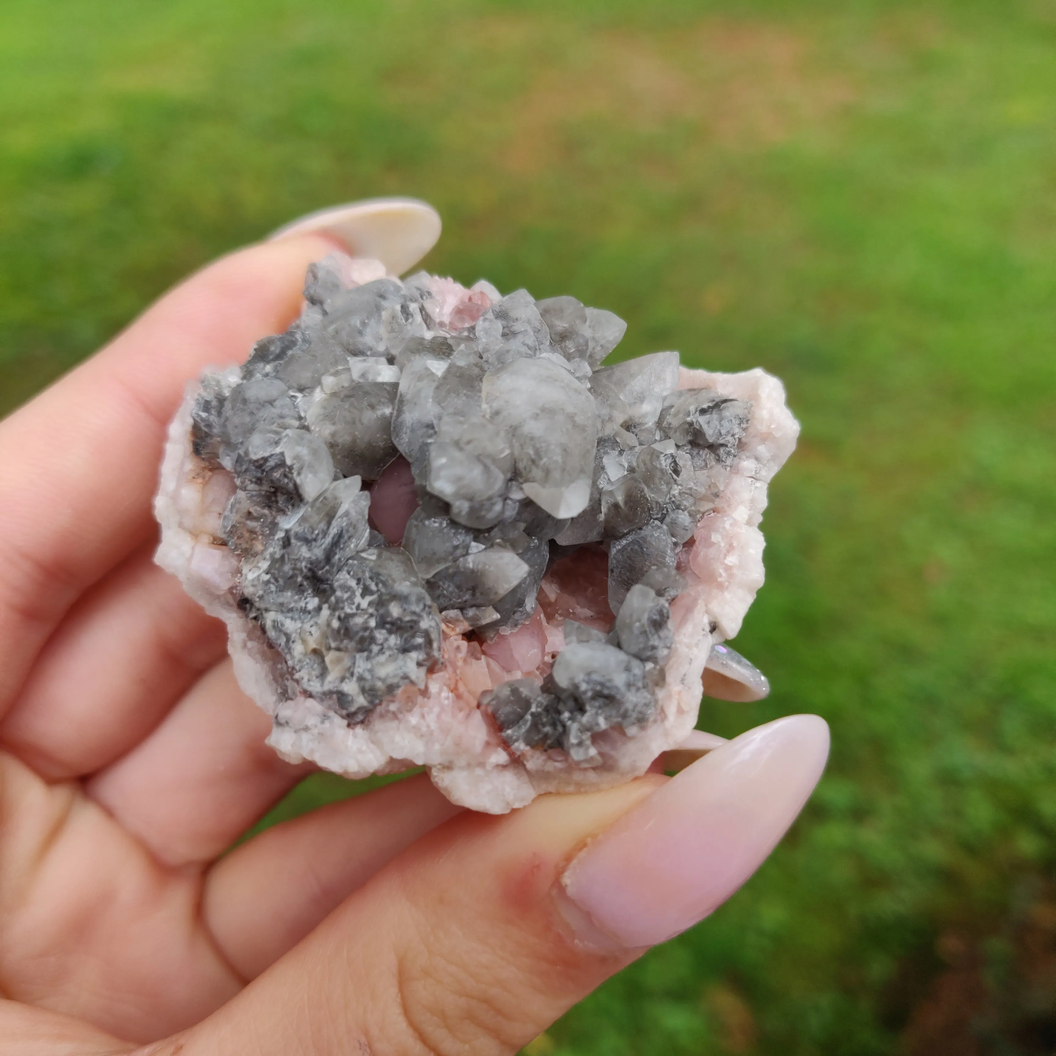 Pink Amethyst Geode  (#J3)