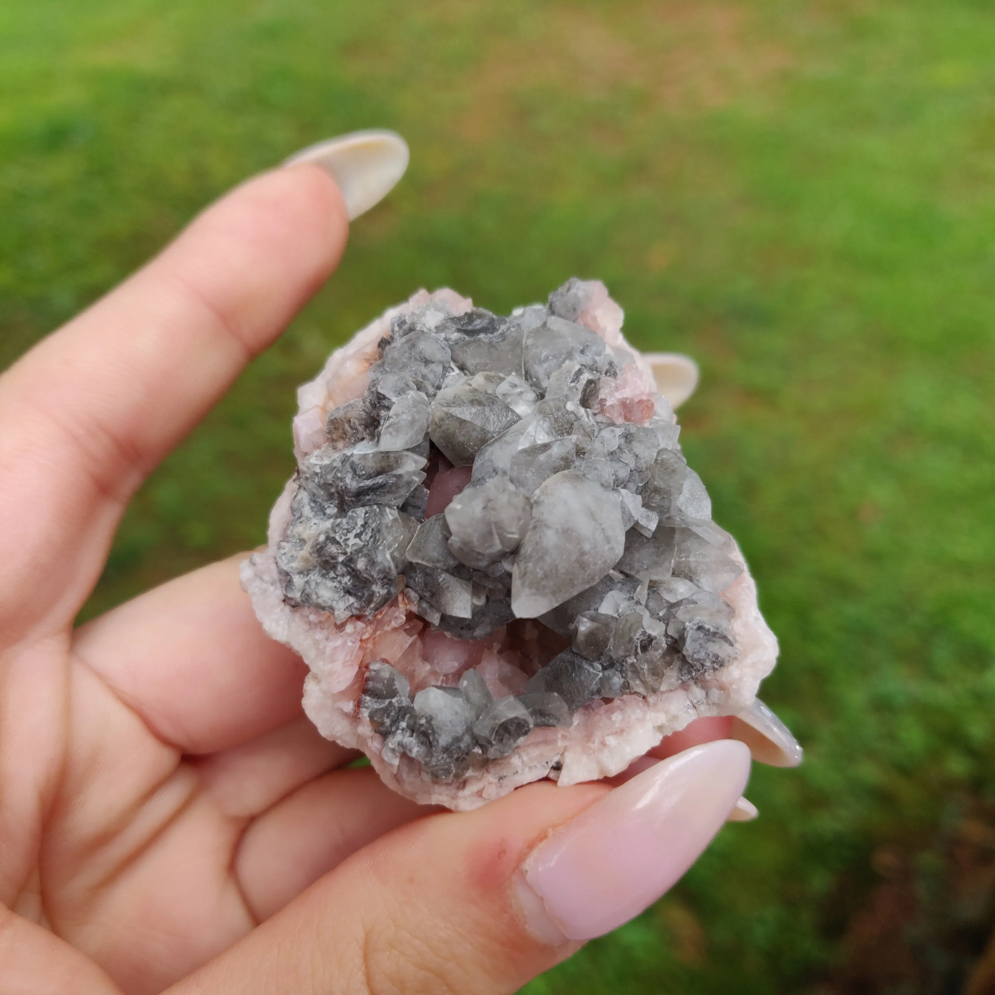 Pink Amethyst Geode  (#J3)