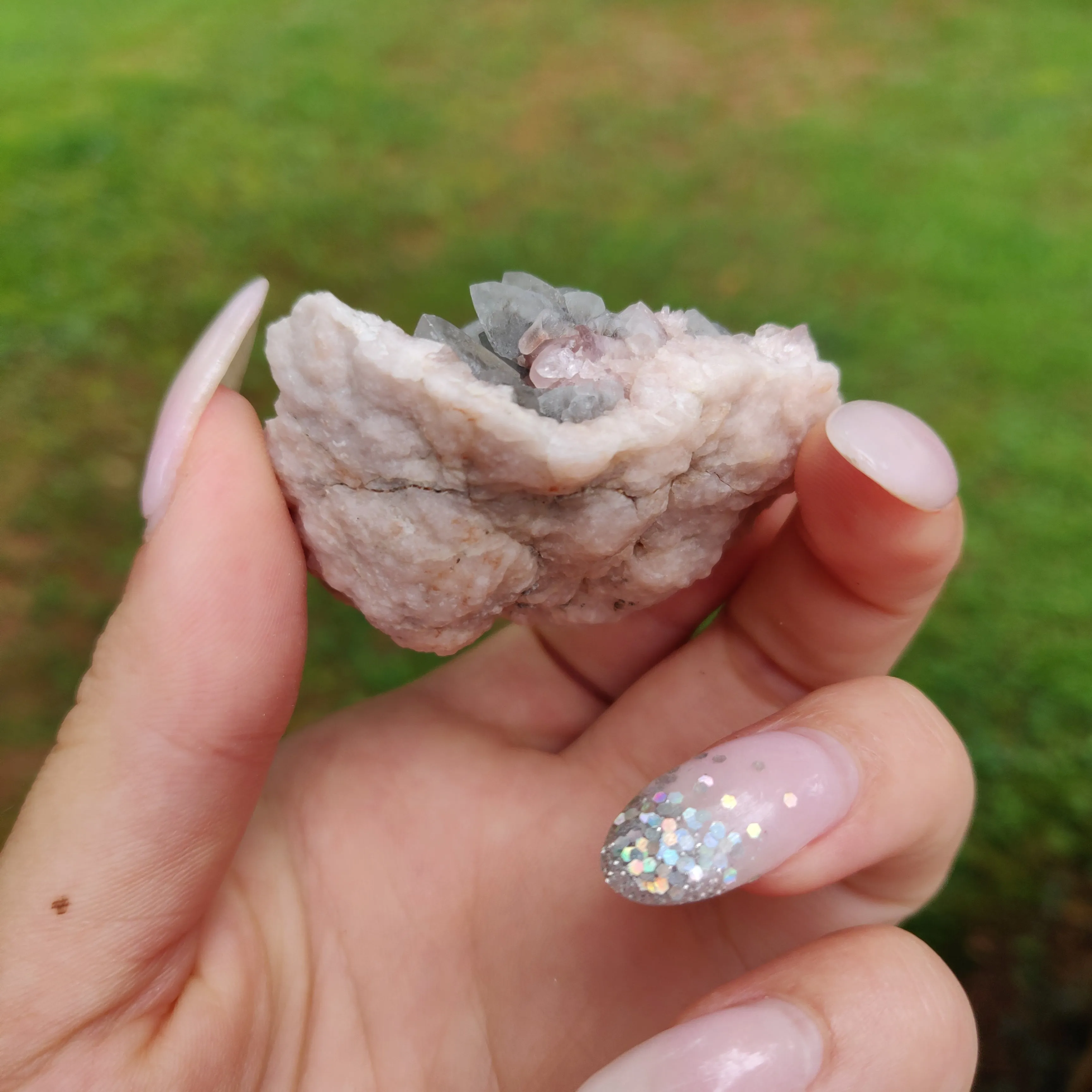 Pink Amethyst Geode  (#J3)