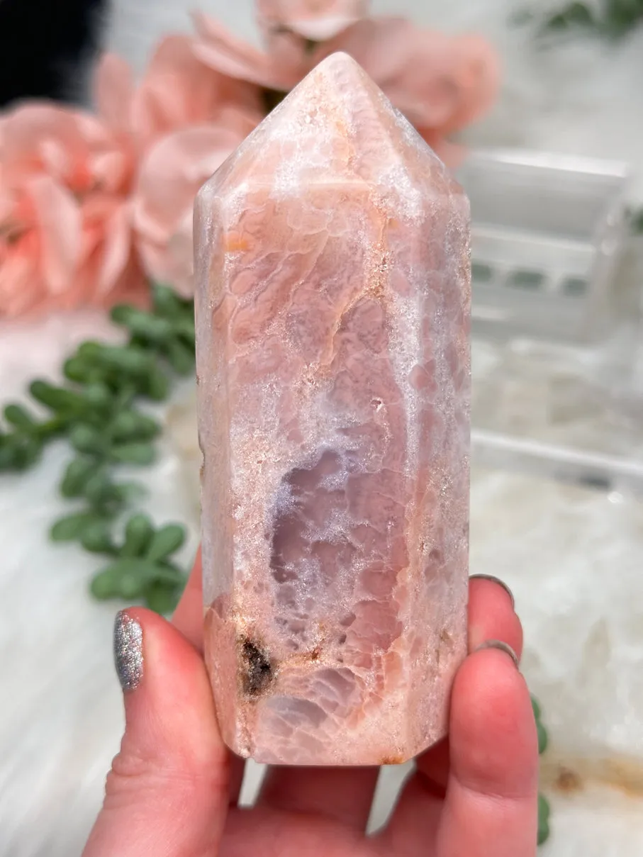 Pink Amethyst Point