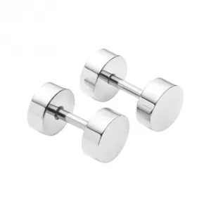 Plain Round Stud Earrings E6285