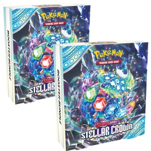 Pokemon Scarlet & Violet Stellar Crown Booster Bundle (2-Pack)