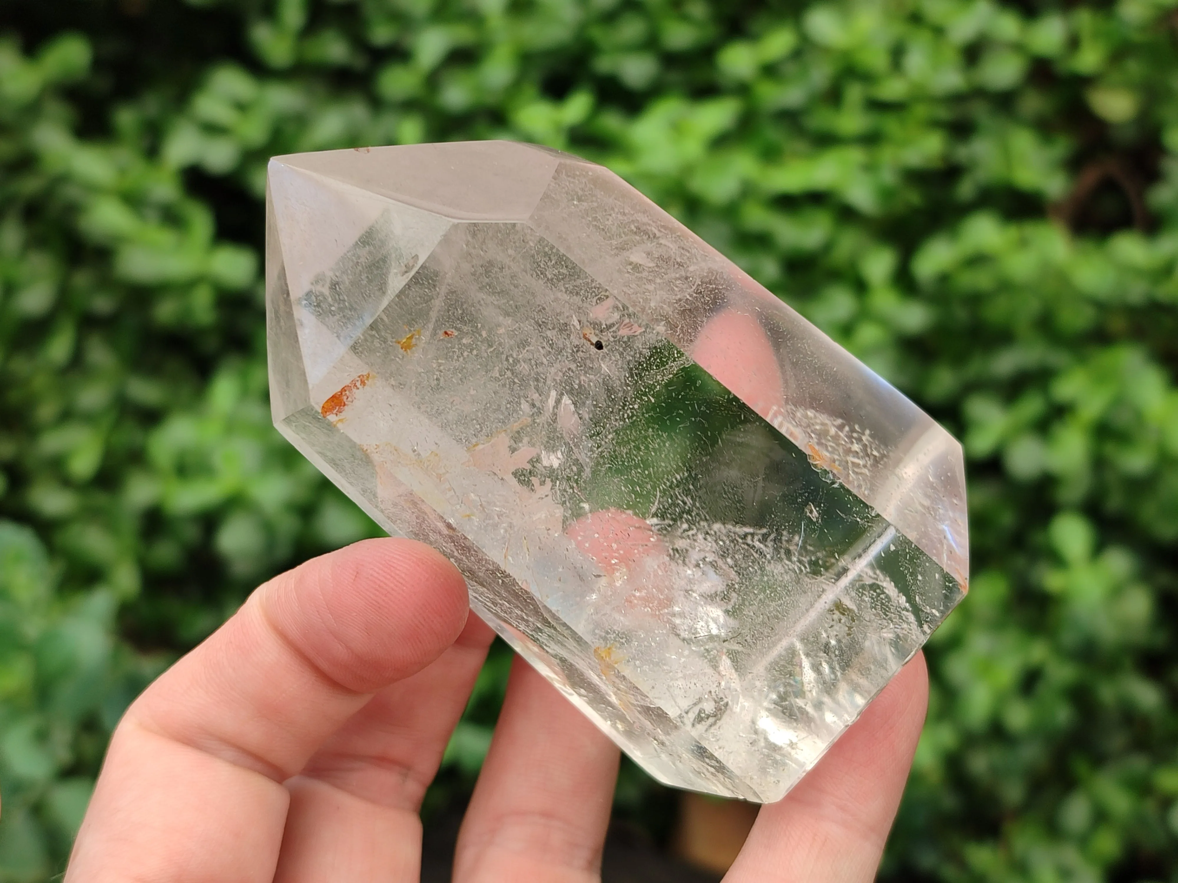 Polished Mixed Quartz Crystals x 6 From Madagascar