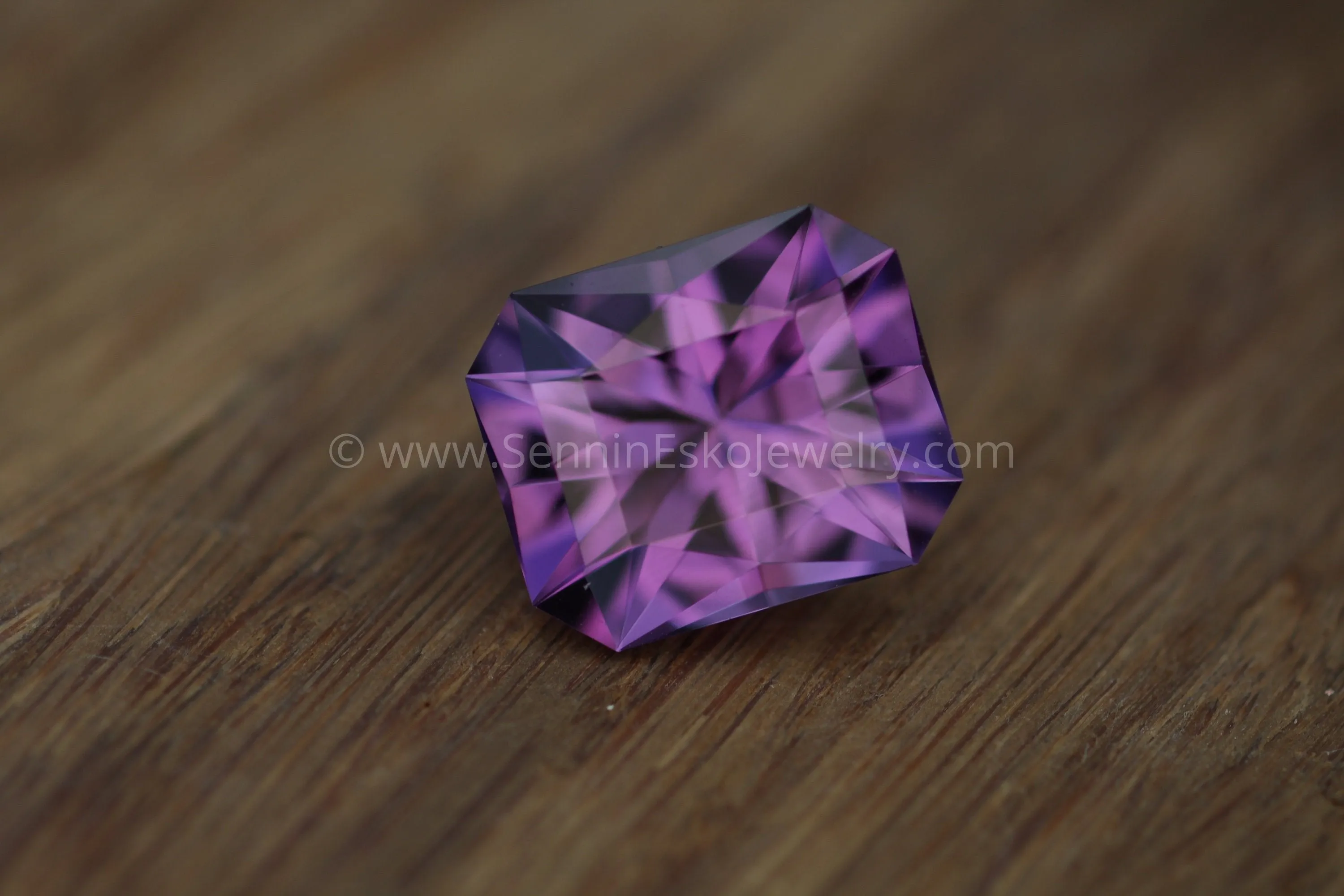 Precision Cut Amethyst Octagon -  Radiant Cut Amethyst - Brazilian Amethyst - Loose Gemstone