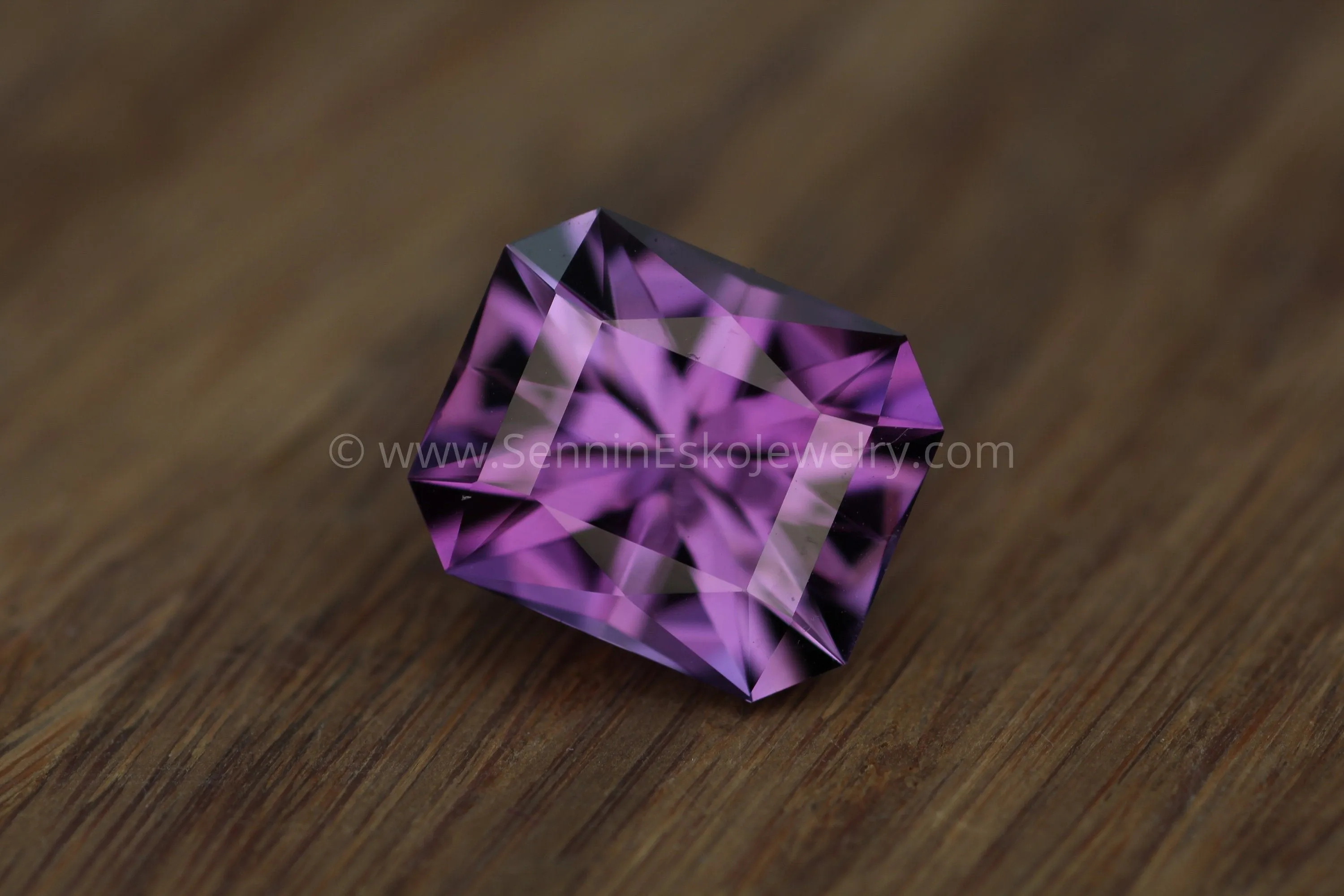 Precision Cut Amethyst Octagon -  Radiant Cut Amethyst - Brazilian Amethyst - Loose Gemstone