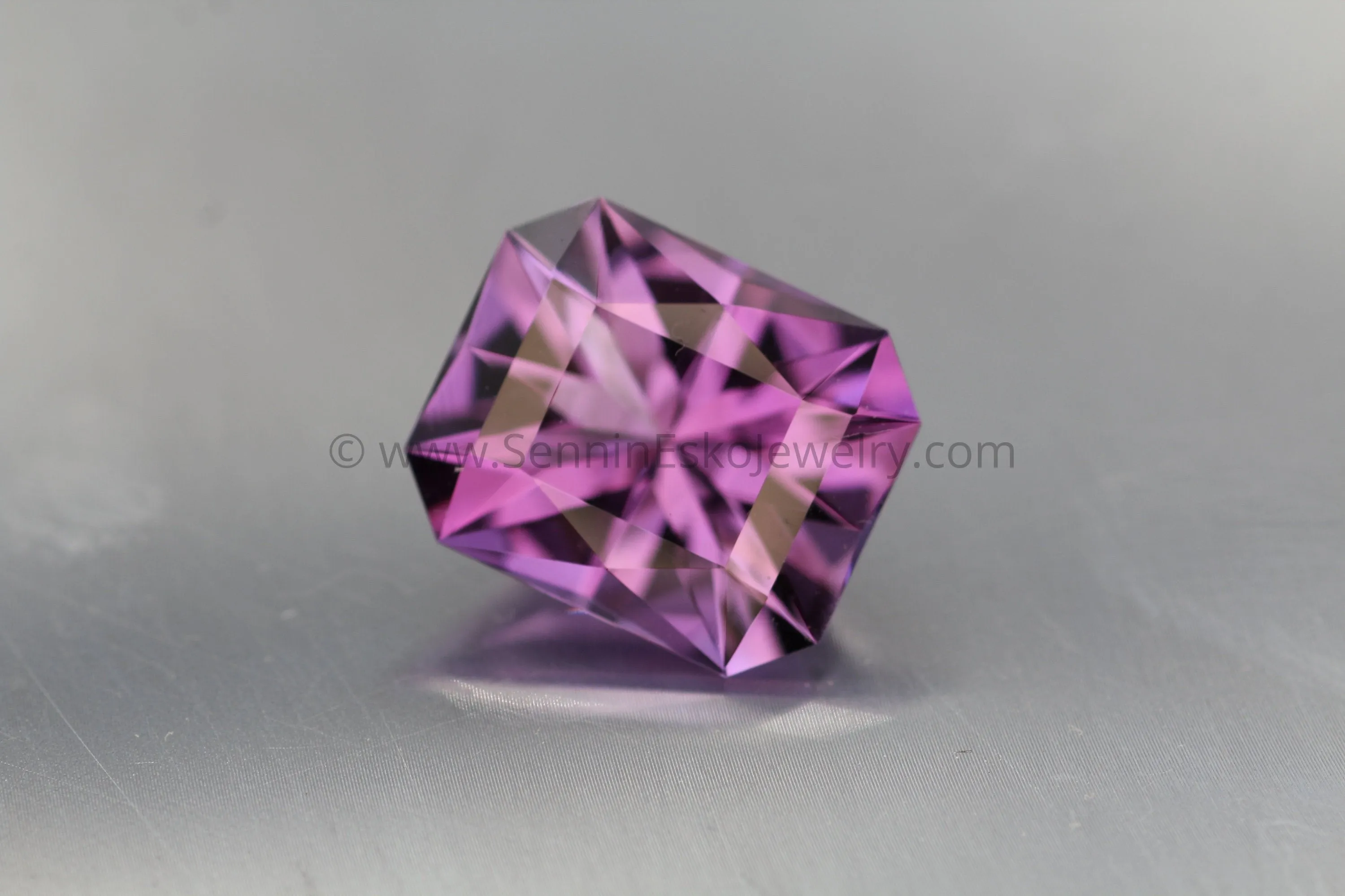 Precision Cut Amethyst Octagon -  Radiant Cut Amethyst - Brazilian Amethyst - Loose Gemstone