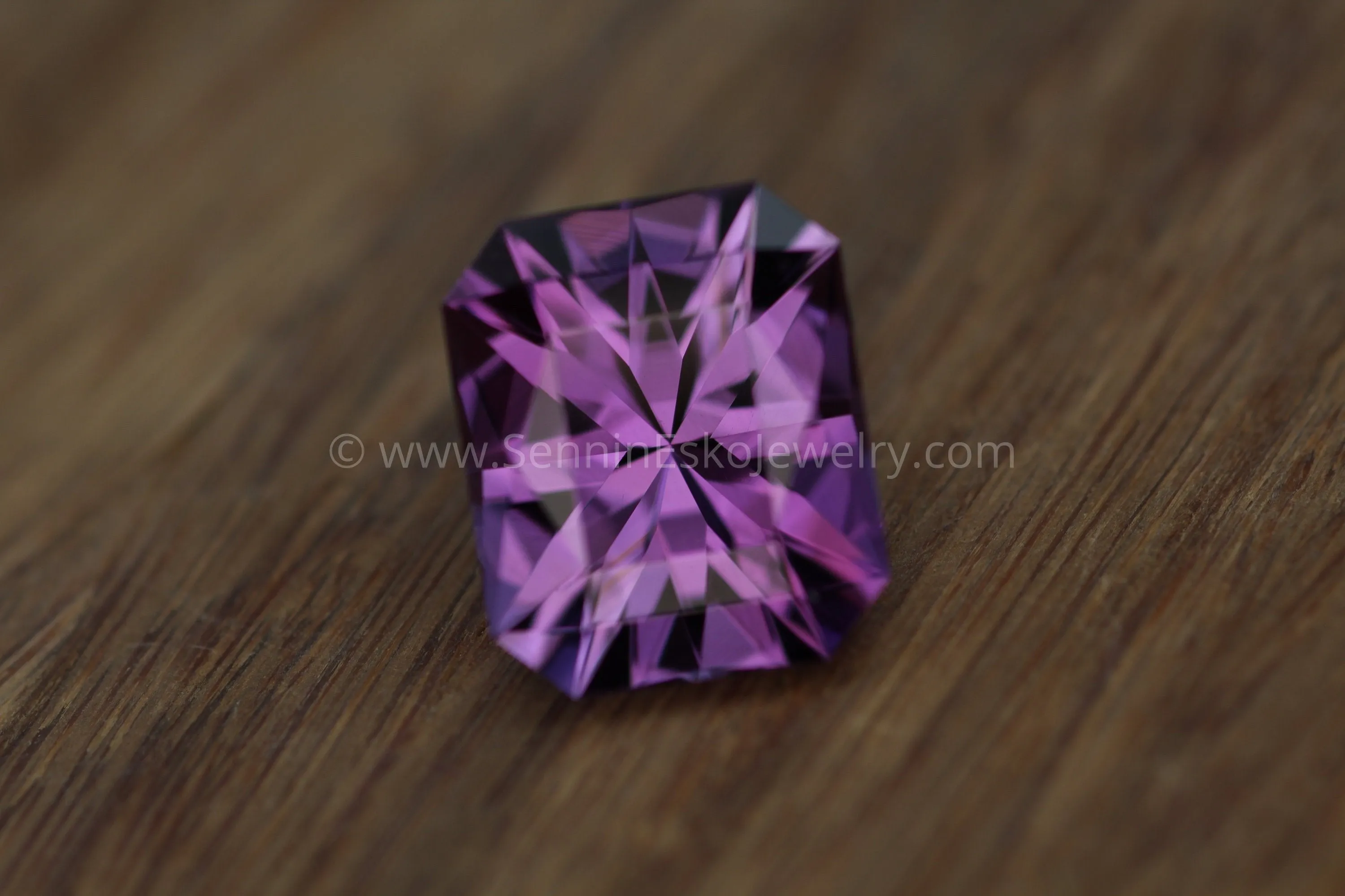 Precision Cut Amethyst Octagon -  Radiant Cut Amethyst - Brazilian Amethyst - Loose Gemstone