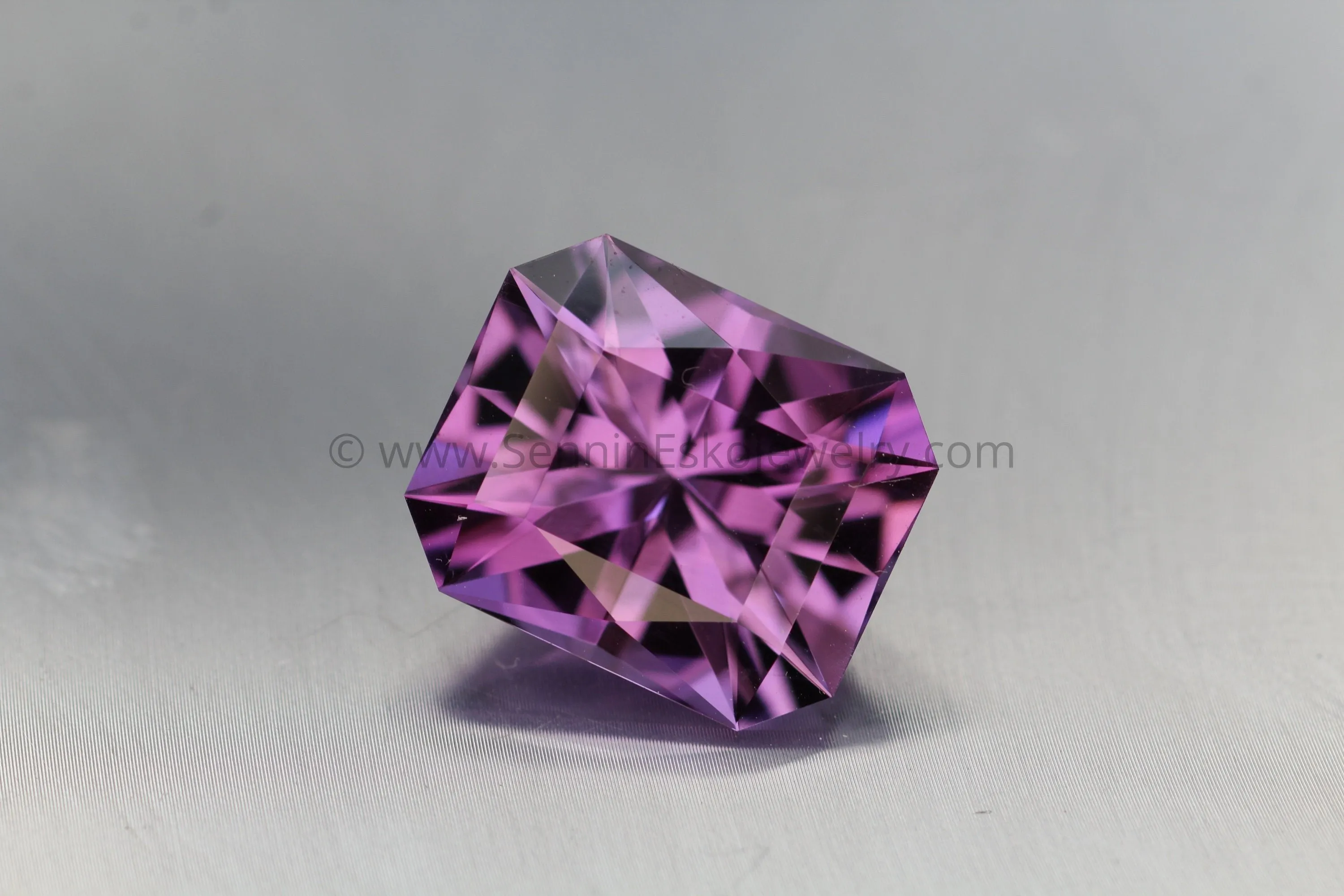 Precision Cut Amethyst Octagon -  Radiant Cut Amethyst - Brazilian Amethyst - Loose Gemstone