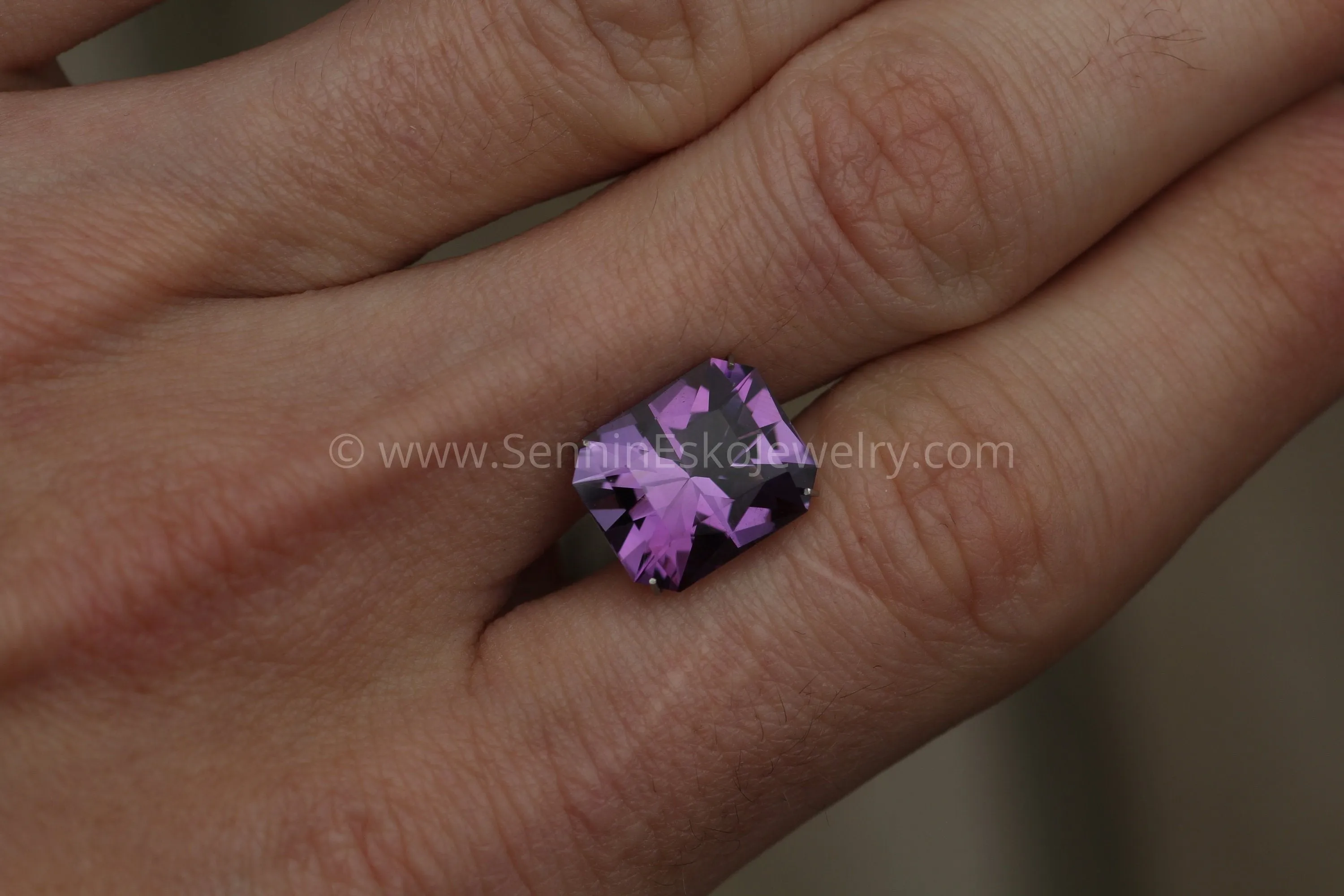 Precision Cut Amethyst Octagon -  Radiant Cut Amethyst - Brazilian Amethyst - Loose Gemstone