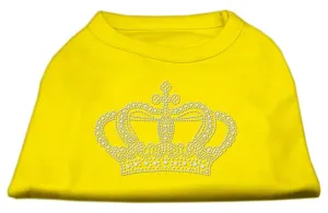 Rhinestone Crown Shirts Yellow Sm (10)