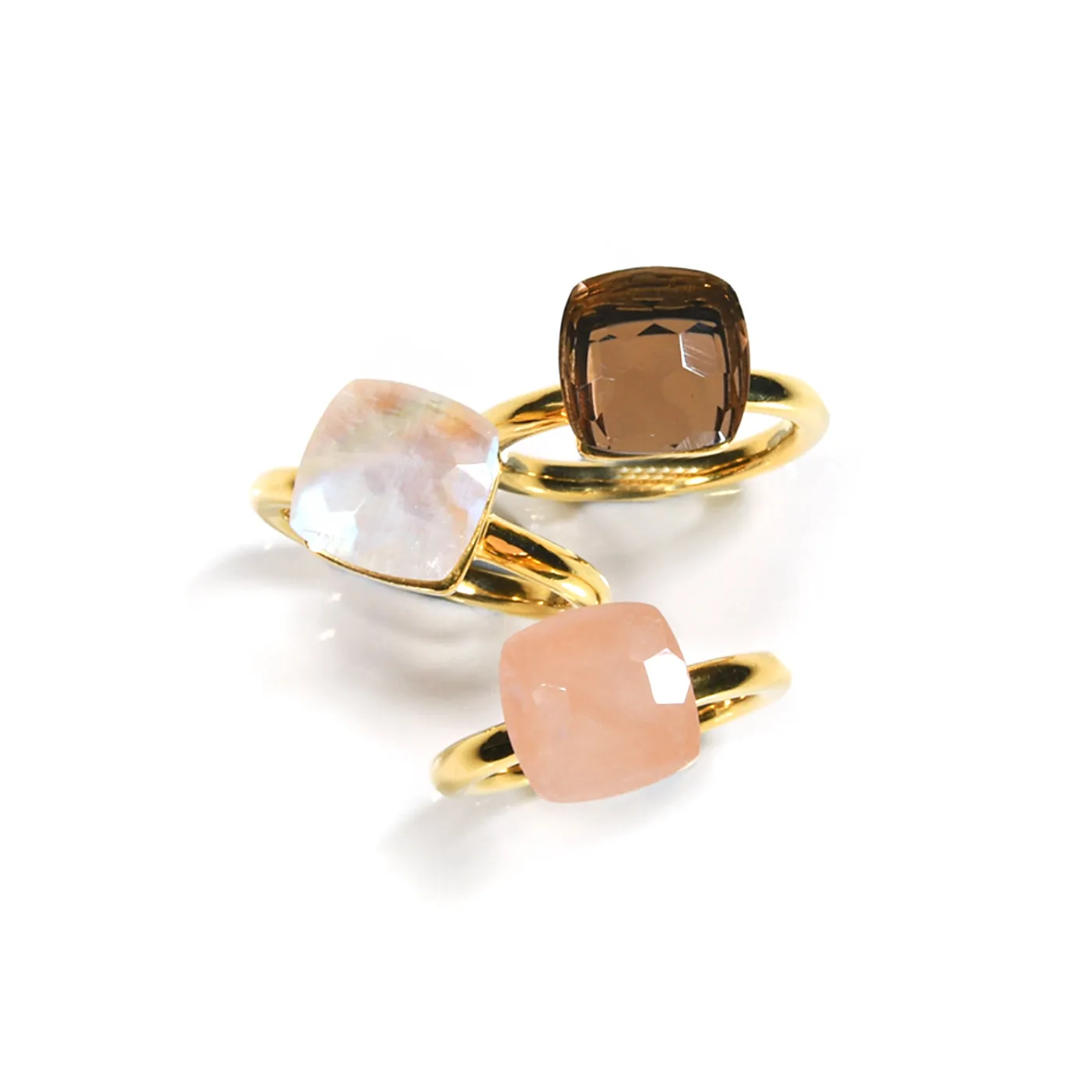 Ring - Naked 4 - Smoky Quartz