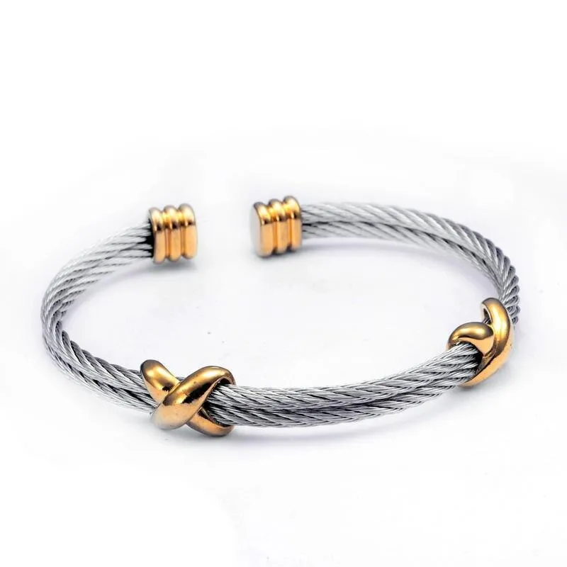 Samuel Stainless Steel Cuff Braclet