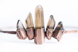 Smokey quartz crown | Raw smokey quartz crown