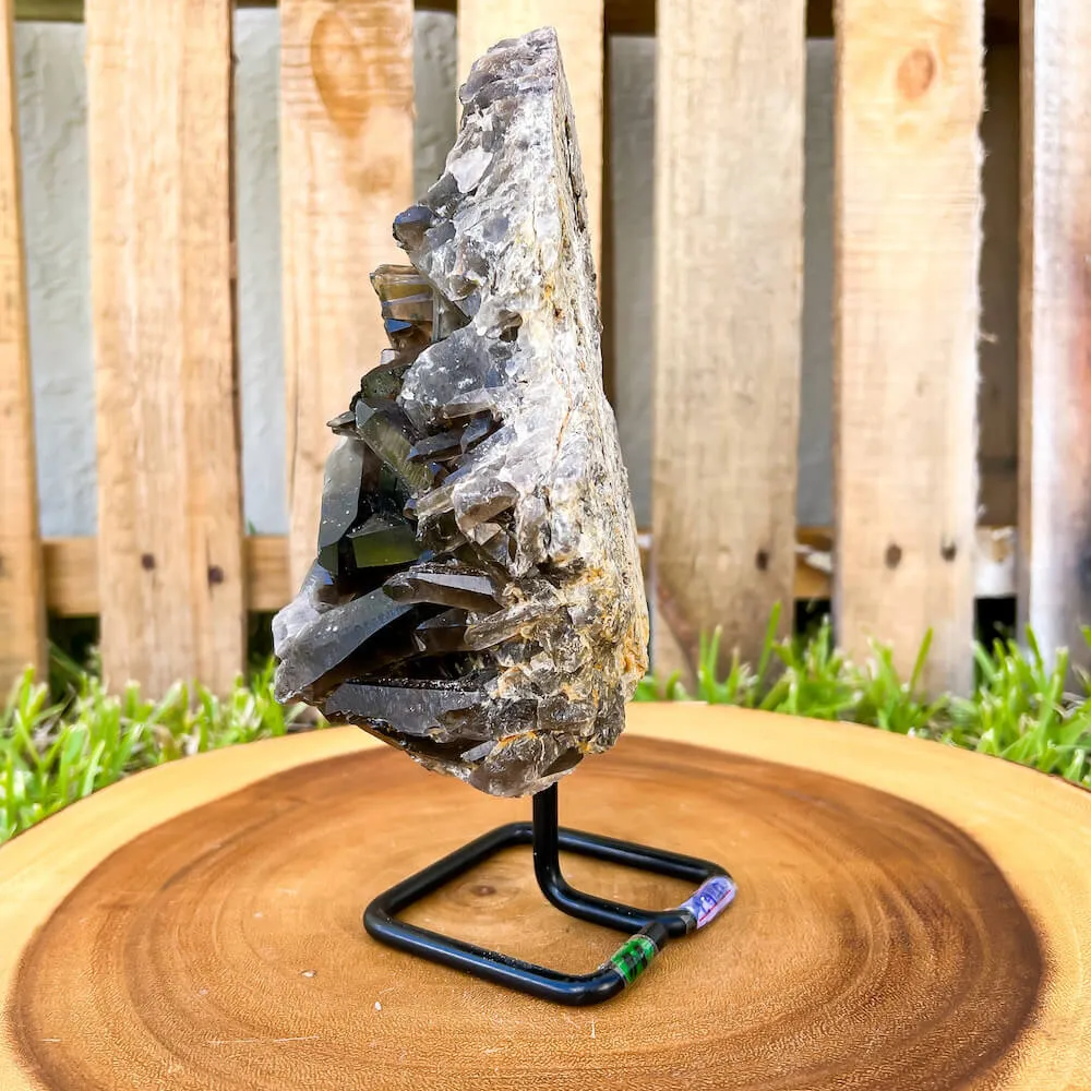 Smoky Quartz on a Stand