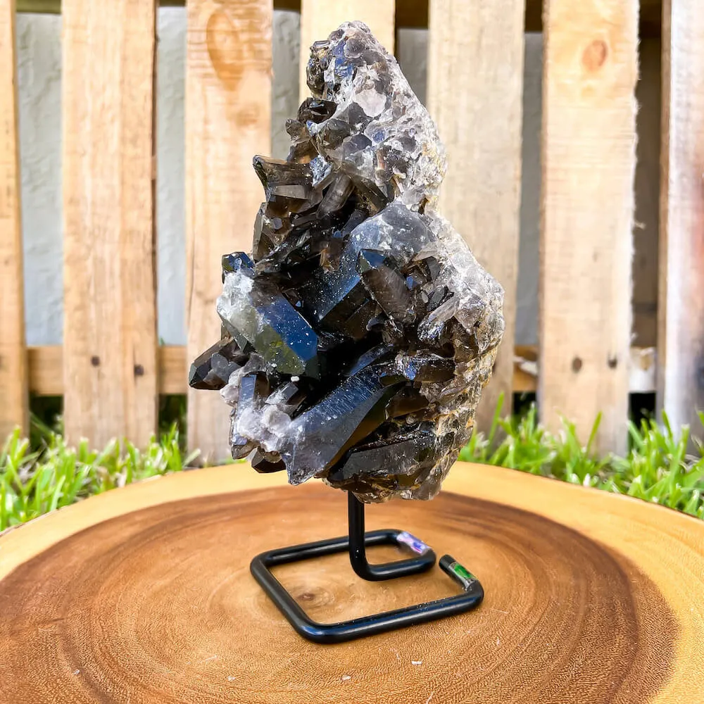 Smoky Quartz on a Stand