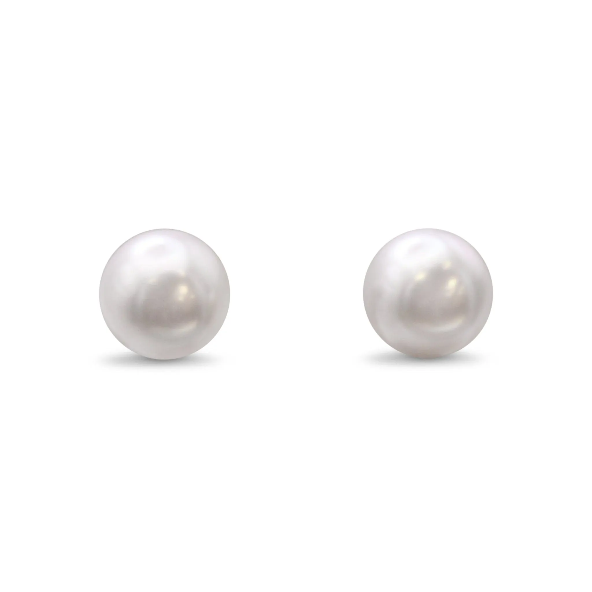 Southsea Cultured Pearl Stud Earrings - 18ct Yellow Gold