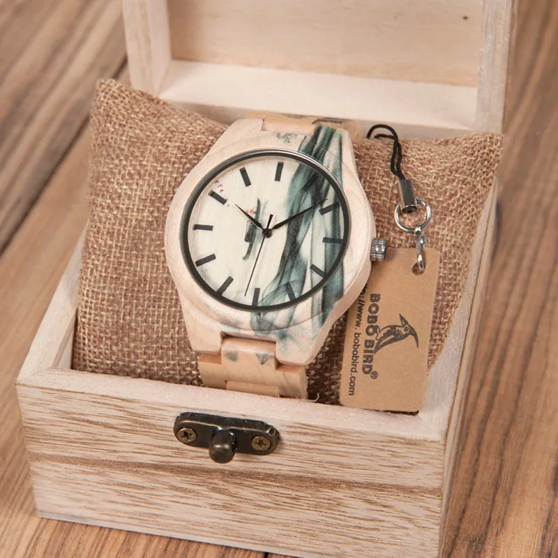 Stylish Maple Wood Watch