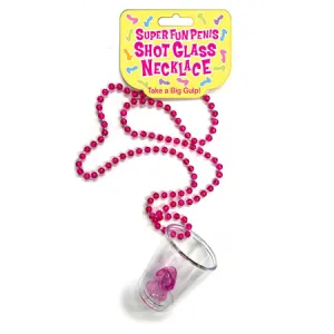 Super Fun Penis Shotglass Necklace