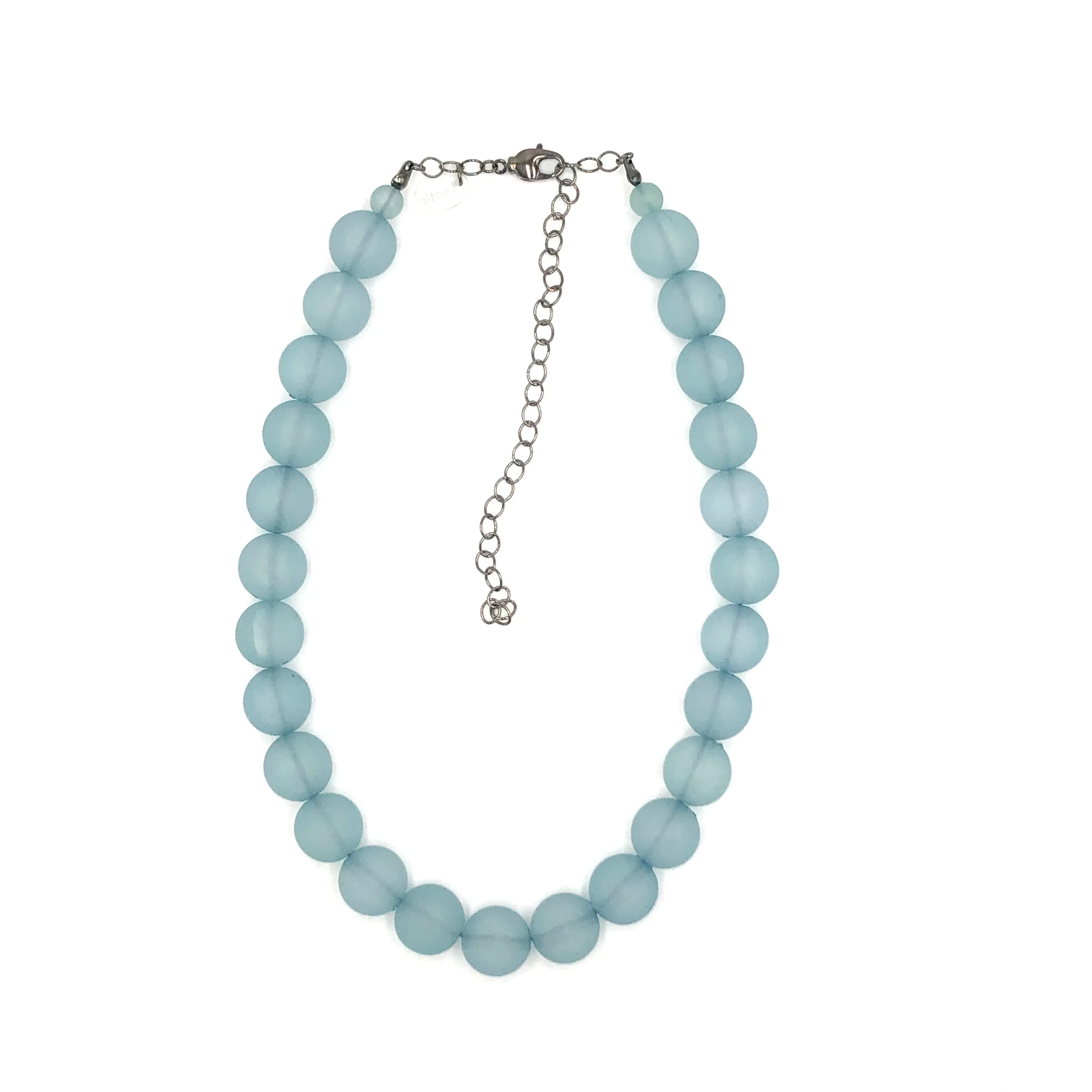 Teal Frosted Marco Necklace