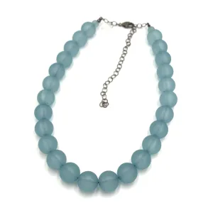 Teal Frosted Marco Necklace