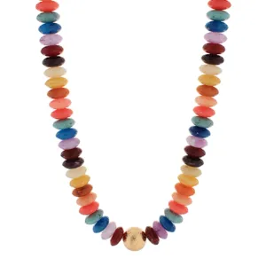 The Roxie Rondelle Beaded Necklace