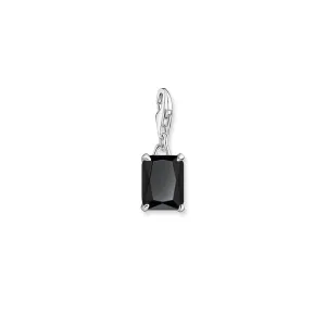 Thomas Sabo Sterling Silver Onyx Jewel Small Pendant