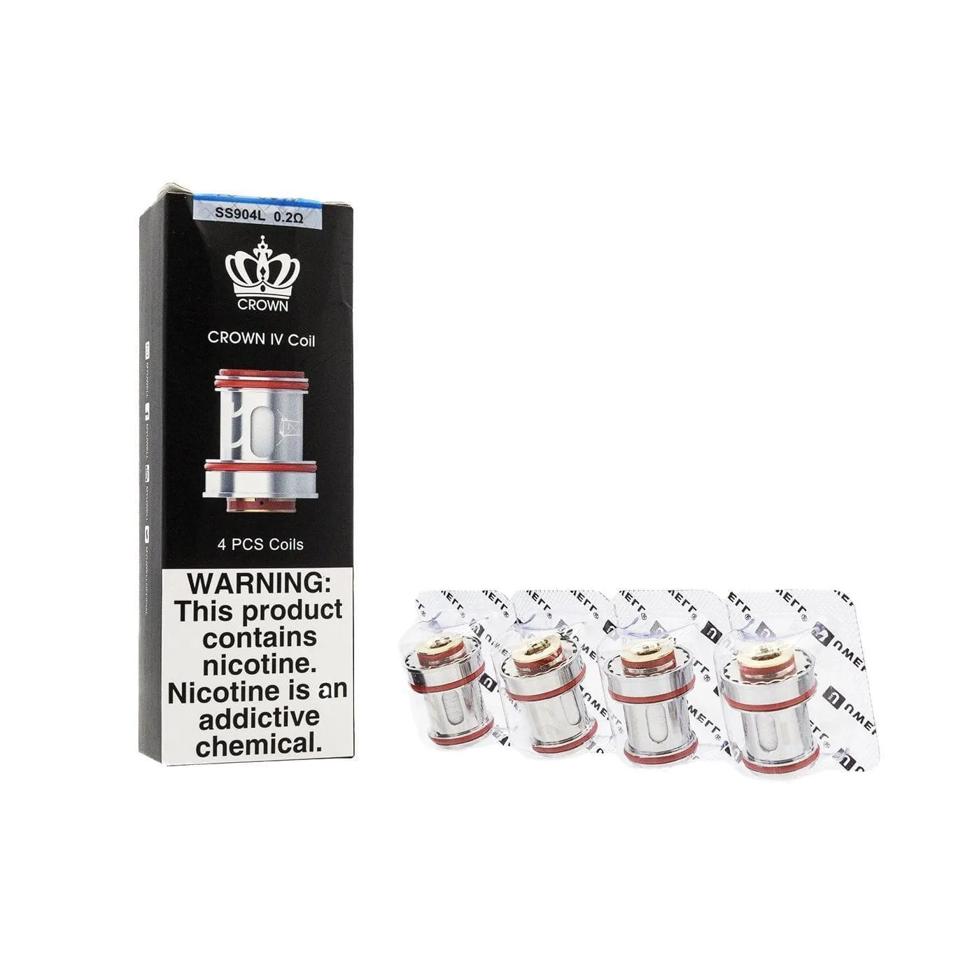 Uwell Crown IV Coils (4-Pack)