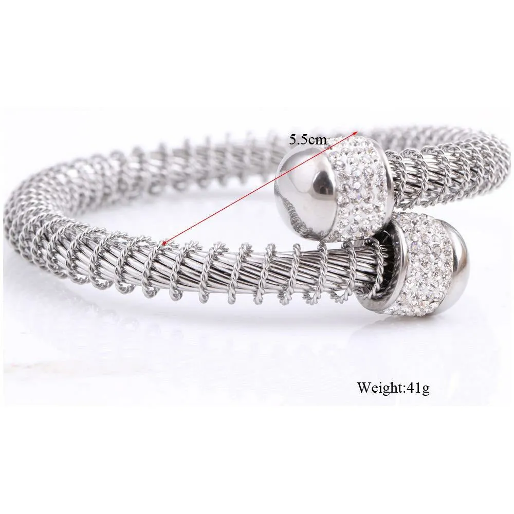 Zanzi Stainless Steel Cuff Bracelet